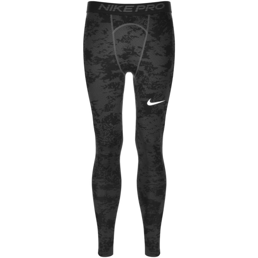 Alternative Image for ProductNike Training Pro Logo Tight Leggings Grey1